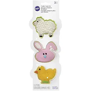 2308-4456 Wilton 3-Piece Easter Cookie Cutter Set