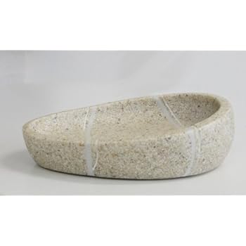  beige  Seifenschale Seifenablage aus Keramik  aus der 