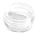 5mL Empty SMALL PLASTIC CLEAR JAR for Cosmetic/Craft/Travel/Lip Balm (10 Jars)