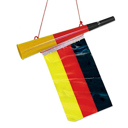 Preisvergleich Produktbild Fußball Horn Tröte - Germany mit Fahne