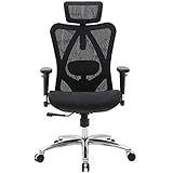 SIHOO Ergonomic Home Office Chair Adjustable Lumbar Support 3D Armrests Computer Desk Chair Breathable Mesh Executive High Ba