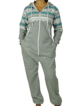 CBKTTRADE Jumpsuit Overall Onesie Hausanzug Norweger
