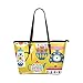 Produktbild WYYWCY Große tasche frauen schöne retro nette wasserkocher blumen leder hand totes tasche kausalen handtaschen reißverschluss schulter veranstalter für dame mädchen frauen handtasche gepäck