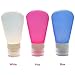 Voberry®1 Pcs Silicone Travel Packing Bottle Lotion Shampoo Bath Container Press Bottle S/M/L (L, Blue)