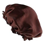 Gorro de dormir de satén de seda súper suave y liso