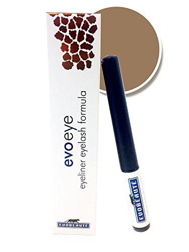 Marrón - Evoeye Eyeliner Eyelash Formula - (1x1,5ml) - Con fórmula de crecimiento de pestañas