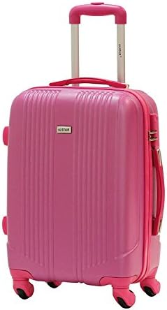 Suitcase Size Cabin 55cm Alistair Airo - Abs Ultra Leger - 4 Wheel - Pink