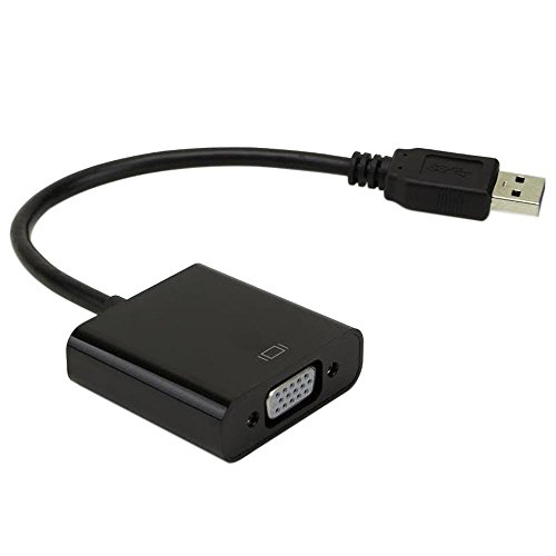 Kobwa USB 3.0/2.0 zu VGA externe Video Card Adapter Konverter für PC Laptop Windows 7/8 Projektor mehrere Monitore