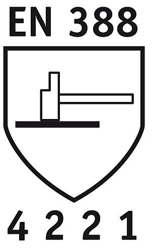 Nitras® 03440 Nitrilhandschuhe mit Stulpe Arbeitshandschuhe, Größe:10 - 4