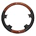 Produktbild Goodangie00 Schwarz Leder Holz Lenkradbezug Lenkrad Abdeckung Verkleidung Trim 2003-2007 Land Cruiser FJ100 LX470 GX470 Prado FJ120 4Runner Sequoia Tundra Sienna Tacoma Highlander