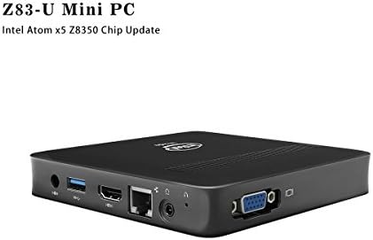 Z83-U Mini PC Intel Atom x5-Z8350 2GB/32GB 1000M/LAN 2.4/5.8G WiFi BT 4.0 Dual Screen Display Player with Ubuntu 16.04 Linux System [HDMI &amp; VGA Outputs]