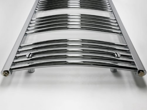 Badheizkörper Serie BH Chrom gebogen 1775mm x 600mm ZX-Mittelanschluss - 4