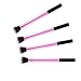 TimeSong Professional Cosmetics Highlighter Brush Setting Brush Plastic Handle Fiber Wool Foundation Brush (Pink blush)