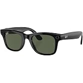 Meta Ray-Ban Wayfarer Akıllı G&ouml;zl&uuml;k Parlak Siyah G15 Yeşil RW4006