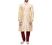 RG Designers Beige Kurta Pyjama for Men
