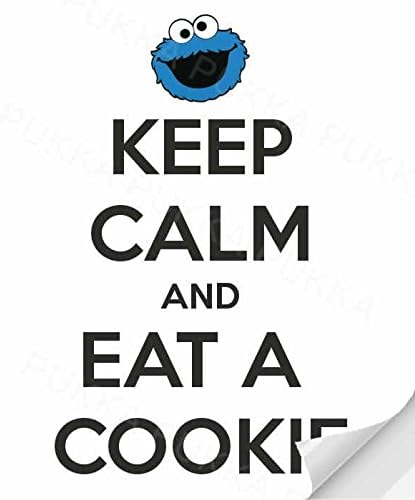 Keep Calm And Eat A Cookie - Poster A4 (A4 [210x297mm] - Print Only - (No Frame))
