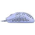 HK Gaming Mira S Ultra Lightweight RGB Gaming Mouse | Honeycomb Shell | 61 Grams | max 12000 cpi | USB Wired | 6 programmable Buttons | On-Board Memory | Anti Slip Grips | Mira-S Blue Serenity