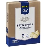 Metro Chef Damla &Ccedil;ikolata (250 Gr, Beyaz)