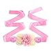 Produktbild Hifot Mum To Be Schärpe gürtel, Braut Schwangerschaft Festzug mama baby shower party Schärpe fotografie requisiten zubehör, Frauen Mädchen Blume gürtel