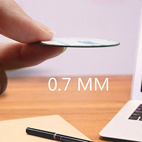 MEACOM MetallplÃ¤ttchen Set 4 StÃ¼ck Handy Halterung Metall PlÃ¤ttchen Ersatz 3M-RÃ¼ckseite Magnet KFZ Halterungen Metallplatte Phone Halter Platte fÃ¼r Handy und GPSï¼ˆ2 Rechteck und 2 Rundeï¼‰