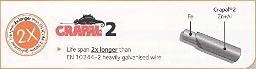 Metallgitter-Komposter feuerverzinkt 107x107x54 cm 620L – Garten Komposter Metall Drahtkomposter 620L - 2