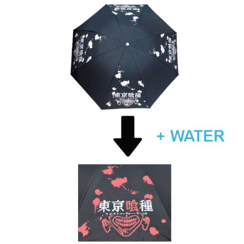 Preisvergleich Produktbild Modell Tokyo Ghoul Anime Kaneki Ken schwarz Farbwechsel Regenschirm