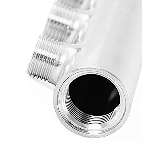 Kingbull 8-Wege Hochwertigem Mannigfaltigkeit Edelstahl Wasser Mannigfaltigkeit Edelstahl Ventile Air Flow Pumpe Tubing Doppelkopf - 2