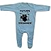 Baby Boy's Future Drummer Funny Rompersuit 0-3M Light Blue