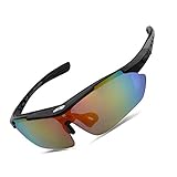 LEICHTGEWICHTIGES MODELL--Ist ideal geeignet fürs Fahren von Auto, Motorrad, Fahrrad, Fahren sowie für Rennsport, Angeln, Skifahren Klettern, Bergsteigen oder andere Outdoor-Aktivitäten. Innenrahmen kann für kurzsichtige Brillengläser verwendet werden.