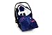 Baby Boum Biside softy Scoty 69 392SCOTY69SF Blanket for Baby Carrier in Colour Navy