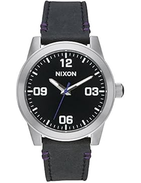 Nixon Damen-Armbanduhr Analog Quarz Leder A933000