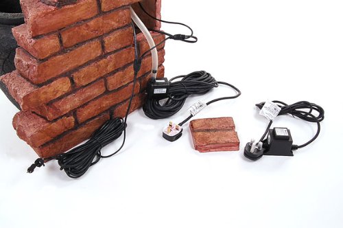 Gartenbrunnen Zimmerbrunnen mit Ölfässern und Beleuchtung - 7