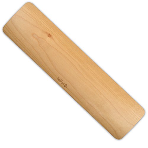 kalibri Premium Handgelenkauflage in Ahornholz für ergonomisches Arbeiten an der Tastatur – Handballenauflage für PC und Notebook - 5