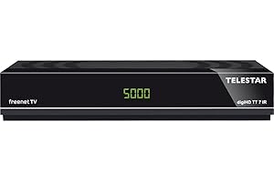 TELESTAR digiHD TT 7 IR – DVB-T2 & DVB-C Combo-Receiver (Kabelreceiver und DVB-T2 Receiver in einem, Aufnahmefunktion, Mediaplayer) – Schwarz