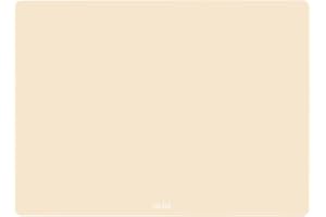 OLGS Alfombrilla de silicona de 40 x 30 cm para bebé, alfombrilla de silicona, alfombrilla para manualidades, mantel individual, antideslizante, lavable, color beige, base de amasar, apto para