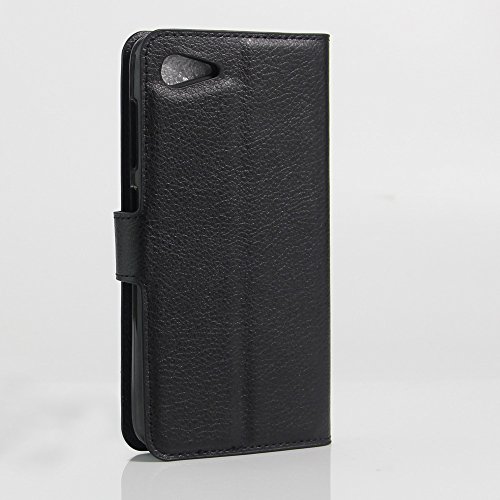 Lenovo ZUK Z2 Funda  VIFLYKOO Lenovo ZUK Z2 Flip Cover Tapa de Cuero de La PU Case de la Cartera con Ranuras para Tarjetas Incorporadas Cover para Lenovo ZUK Z2 Smartphone Case - Negro