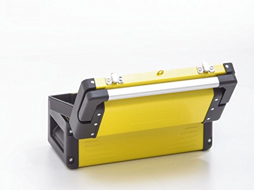 Werkzeugkiste, klein, mit Alu-Griff – gelb - 4