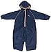 Hippychick Fleece Lined Waterproof All-in-One Suit - Navy/Sand, 2-3 Years