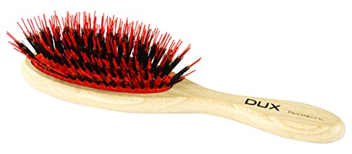 Dux Master of Hair 14519 Cushion Brush Extension 7 Rows White Handle FSC 100%, 1 pièce
