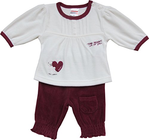 Schnizler Baby Girls' Tracksuit White Weiß (original 900) 3-6 Months
