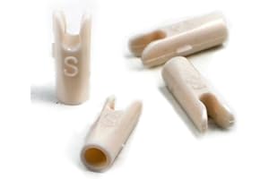 PHILOCS 60 pz Freccia Pin Cocche Taglia L e S per ID 3,2 mm ID 4,2 mm ID 6,2 mm Albero, Plastica Freccia Tails, Sostituzione Cocca, DIY Tiro con L'Arco Accessorio per Frecce