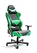 Produktbild DX Racer, Gamingstuhl, Schreibtischstuhl, Bürostuhl, schwarz grün, 69 x 127-134 x 53 cm, 62547NE4