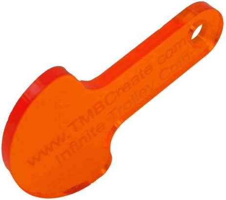 Infinite Trolley Coin / Master Key - Twin Pack Transparent Amber