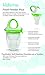 Kidsme Food Feeder Plus With Egg Silicone Grinder (Lime Green)