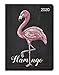 Ladytimer Chalkboard Flamingo 2020 - Taschenkalender A6 (11 x 15) - Weekly - 192 Seiten - Notizbuch - Terminplaner by 