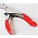 Acrylic False Fake Nail Art U-Type Manicure Nail Clipper Cutter Beauty Salon Red