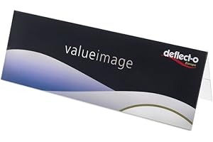 DEFLECTO Deflect-o 778601 - Soporte para cartel de nombre (A4, apaisado)