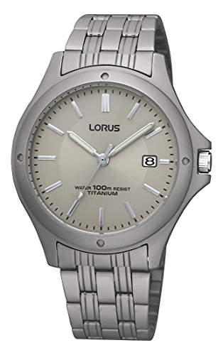 Lorus Herren-Armbanduhr XL Sport Analog Quarz Titan RXD75EX9 Lorus Herren-Armbanduhr XL Sport Analog Quarz Titan RXD75EX9