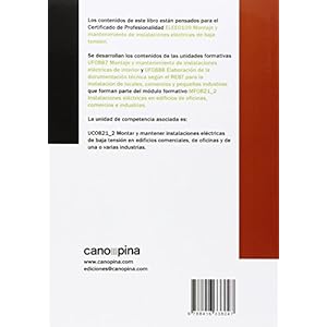 Instalaciones eléctricas en edificios de oficinas, comercios e industrias (MF0821): UF0887: Montaje y manteni