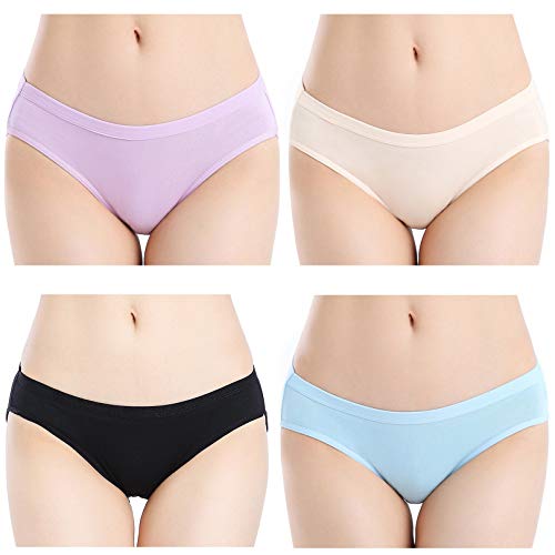 Women's Multi-Pack Comfort Cotton Stretch Bikini Panty